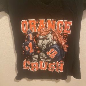 Orange crush broncos shirt